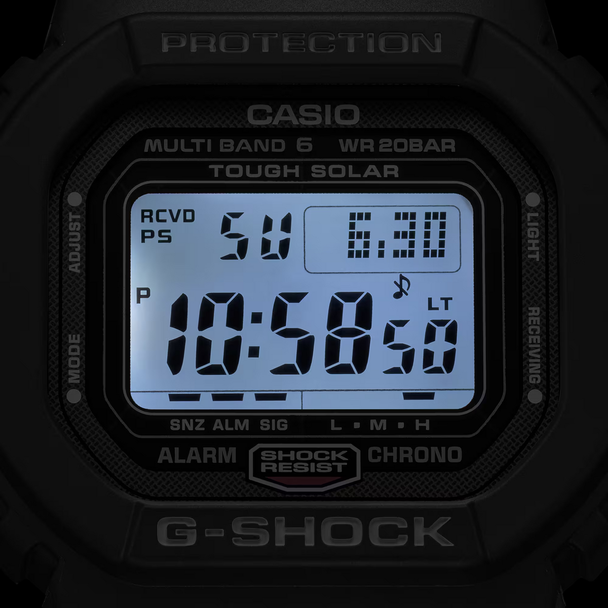 G-Shock GW5000U-1 Multi Band 6 Solar Screw Down Caseback DLC G-Shock GW5000U-1 Multi Band 6 Solar Screw Down Caseback DLC