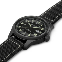 Hamilton H70575733 Khaki Field Auto Black PVD Titanium