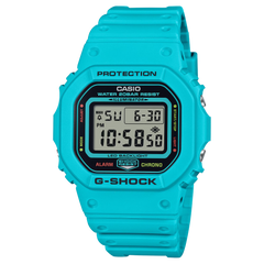 G-Shock DW5600EP-2 Digital High Energy Vibrant Blue Square