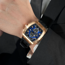 Tsar Bomba TB8211Q-05 Elemental Quartz Rose Gold Blue Dial