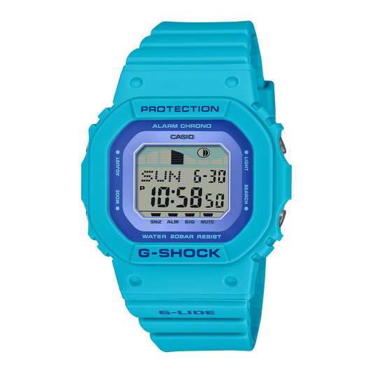G-Shock GLXS5610-2 G-LIDE Hawaiin Flower Blue Tide Graph Ladies