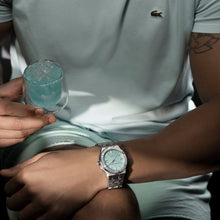 Maurice Lacroix AI6008-SS00F-431-C Aikon Summer Tiffany Blue Limited Edition 42mm