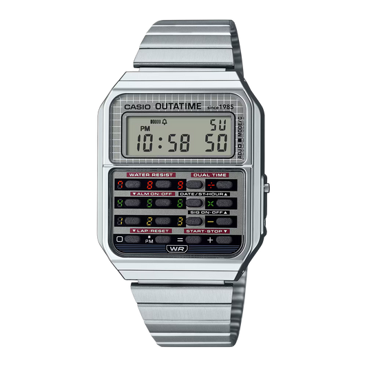 Casio CA500WEBF-1A Vintage Back to the Future Limited Edition Calculator Watch