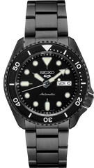 Seiko 5 Sports SRPD65 Black Dial Automatic Black Hard Coating Stainless Steel