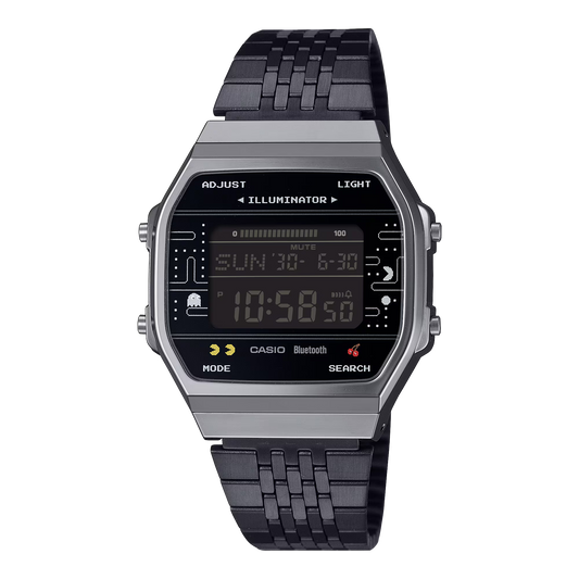 G-Shock ABL100WEPC-1B PAC-MAN Collaboration Vintage Black Digital Step Counter