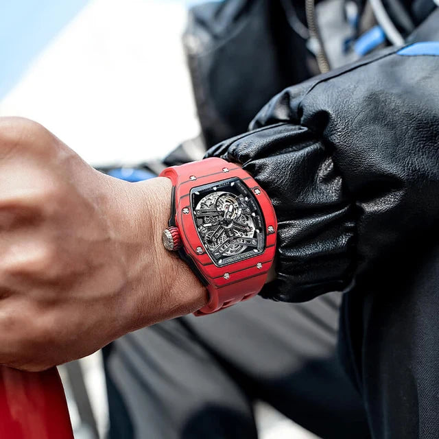 Atomic-Interchangeable_Automatic_Watch_Carbon_Fiber_Red-2