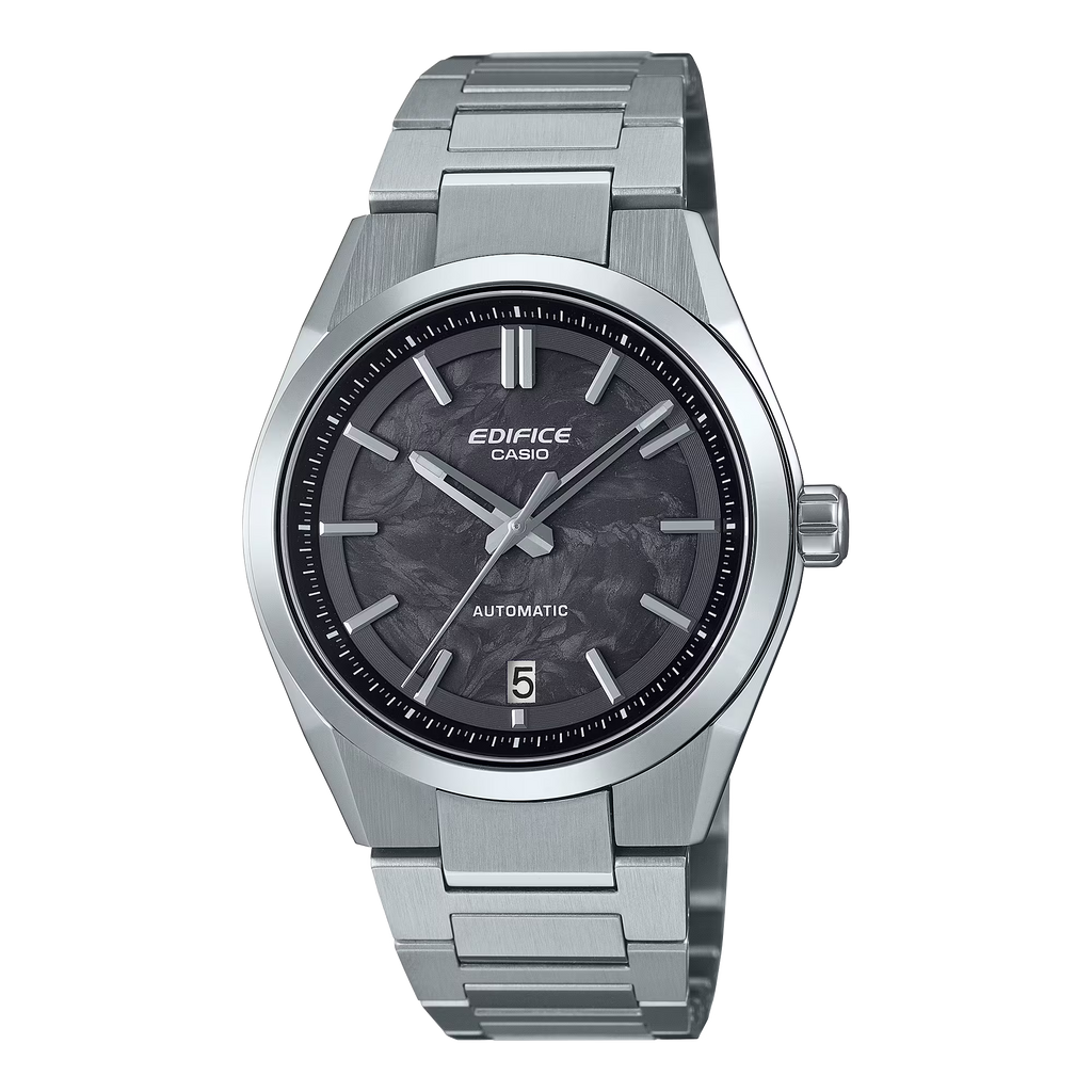Casio Edifice EFK100CD-1A Forged Carbon Automatic 3 Hand Classic