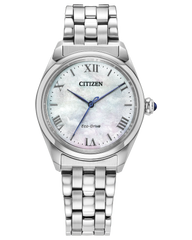 Citizen EM1140-80D L Classic Mother of Pearl White Dial Eco-Drive Ladies