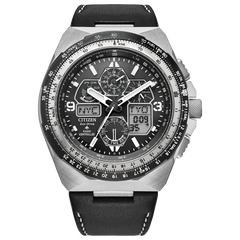 Citizen JY8149-05E Promaster Skyhawk A-T Leather Black Dial
