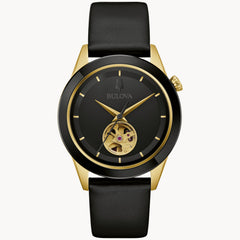 Bulova 98A327 Apollo Theater Black Dial Automatic Limited Edition