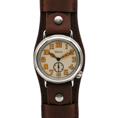 Vario 1918 Trench Cream Dial Cinnamon Brown Strap 40mm // Pre-Owned