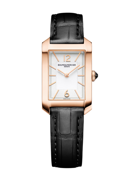 Baume et Mercier 10752 Hampton 18kt Pink Gold Titanium Quartz