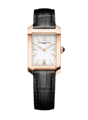 Baume et Mercier 10752 Hampton 18kt Pink Gold Titanium Quartz