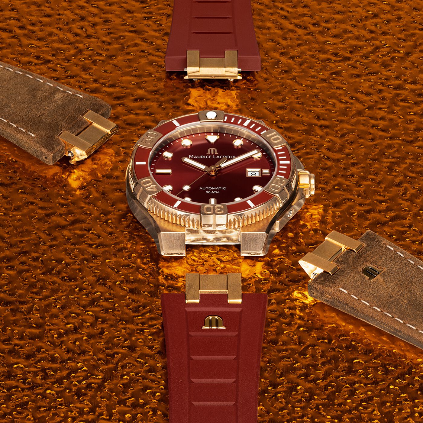 Maurice Lacroix AI6058-BRZ6B-530-6 Aikon Venturer Bronze Asia