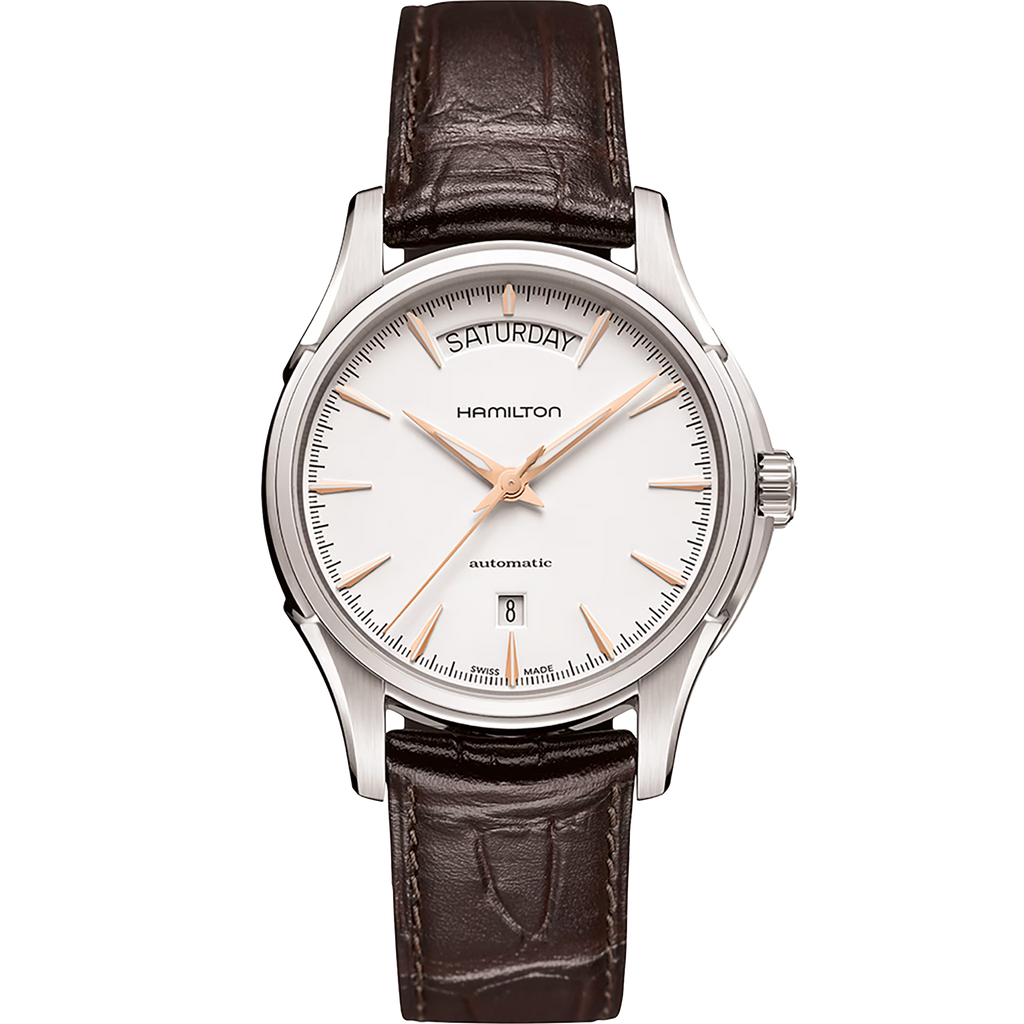 Hamilton H32505511 Jazzmaster Day Date Auto 40mm White Dial