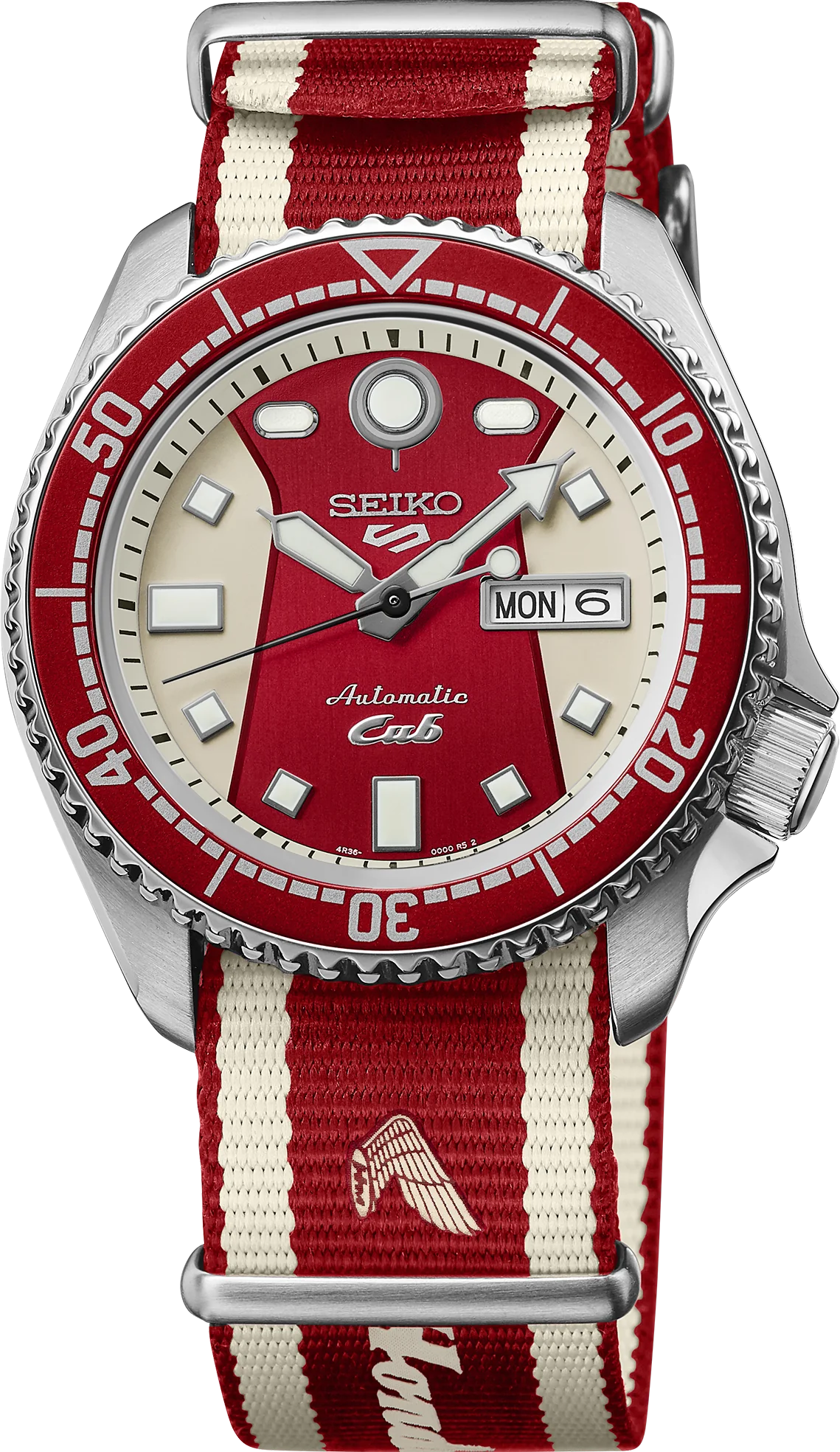 Seiko 5 Sports SRPL23 Honda Cub Limited Edition Red Automatic