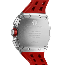 Tsar Bomba TB8204Q-33 Elemental Calendar Version Quartz Silver Red