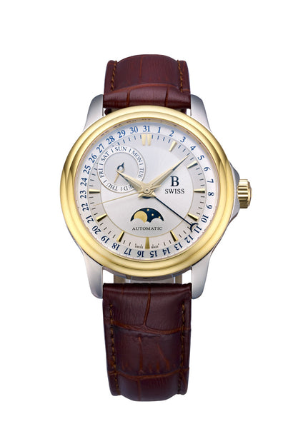 B Swiss 00.50507.34.13.01 Prestige MoonPhase // Pre-Owned
