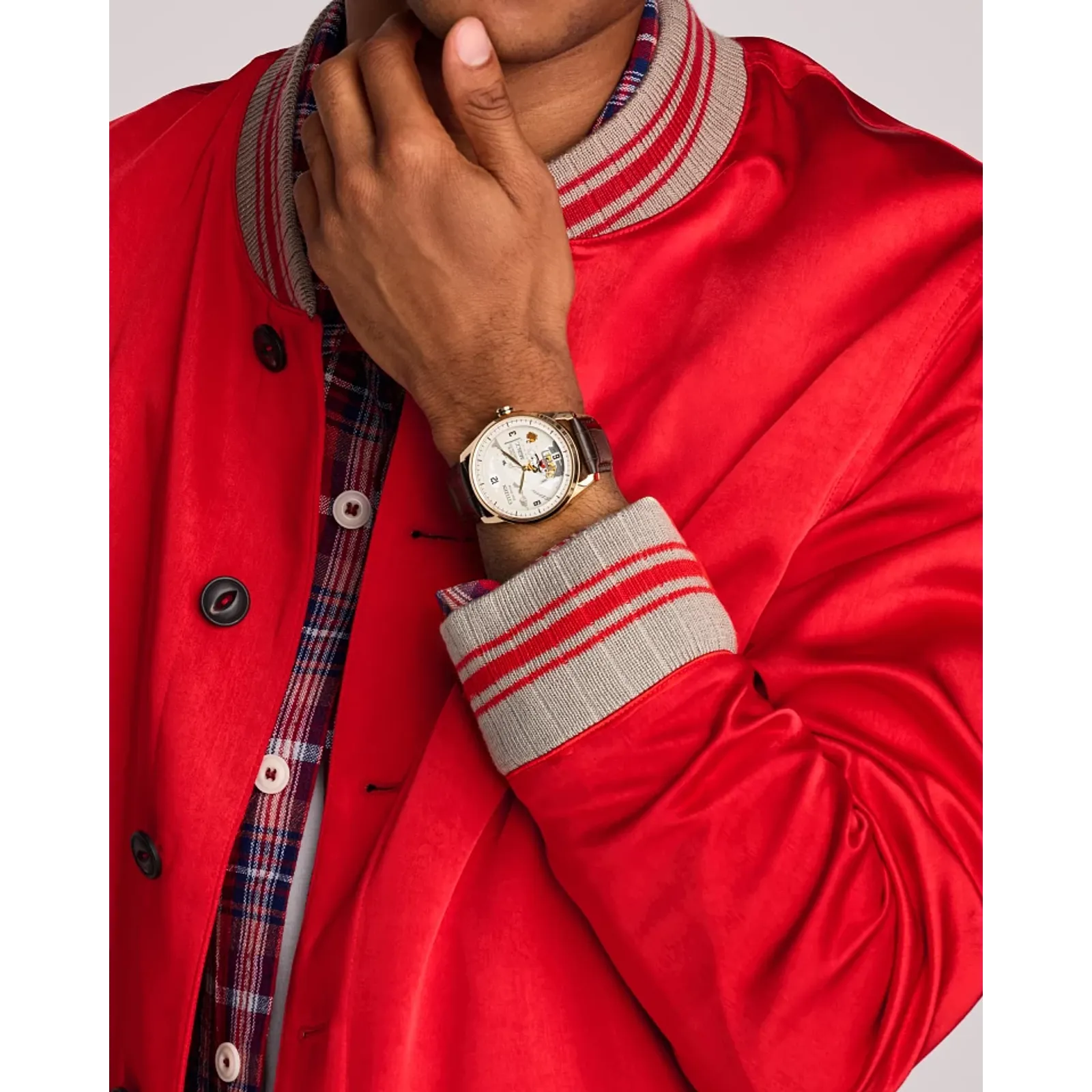 Citizen AW0088-04W Hometown Mickey Mouse Eco-Drive Solar Quartz