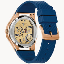 Bulova 97P174 Marc Anthony 262kHz Curv Blue Dial Diamonds