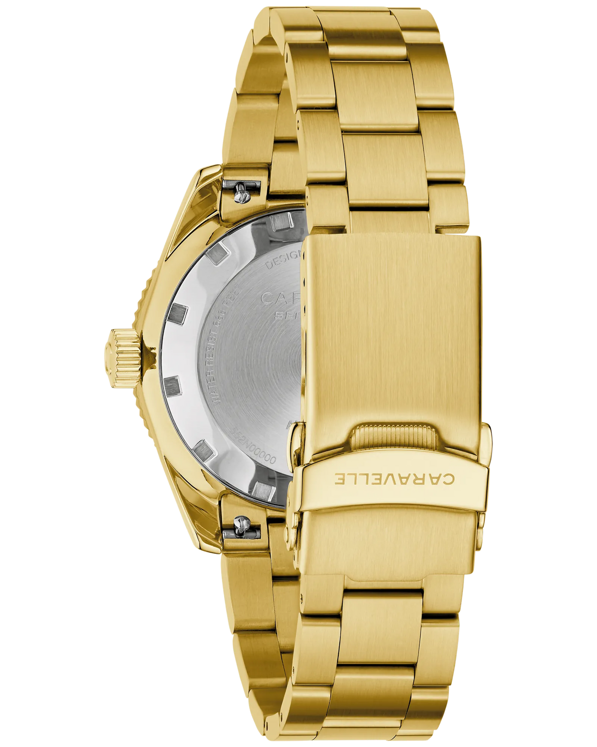 Bulova 44B128 Caravelle Sea Hunter Green Dial Gold Tone Automatic 39mm Vintage