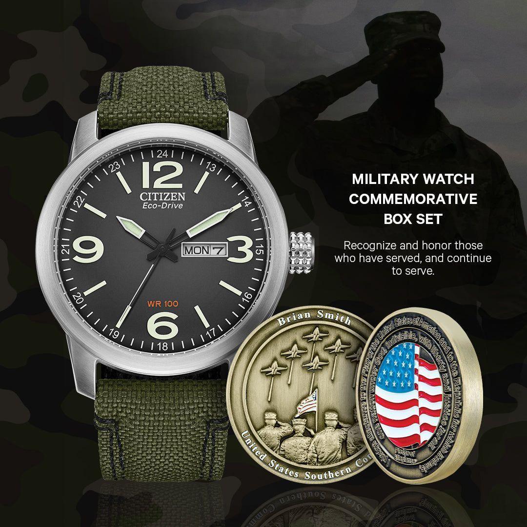 Citizen BM8570-09E Chandler Commemorative Military Box Set Eco