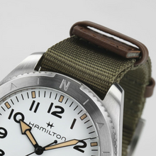 Hamilton H70315910 Khaki Field Expedition Auto 41mm White Dial NATO
