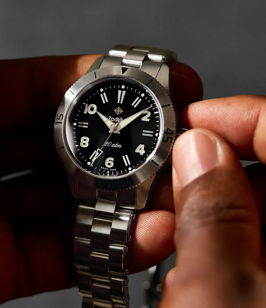 Zodiac ZO0001 Ref 691 Automatic Stainless Steel Black Dial Zodiac ZO0001 Ref 691 Automatic Stainless Steel Black Dial