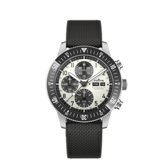 Fortis F2040021 Novonaut N-42 TR Halo Black Hybrid Strap Automatic Chronograph Lume Dial