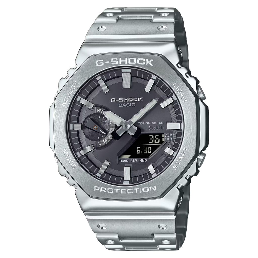 G Shock GMB2100SD 1A Full Metal Gray Dial Tough Solar