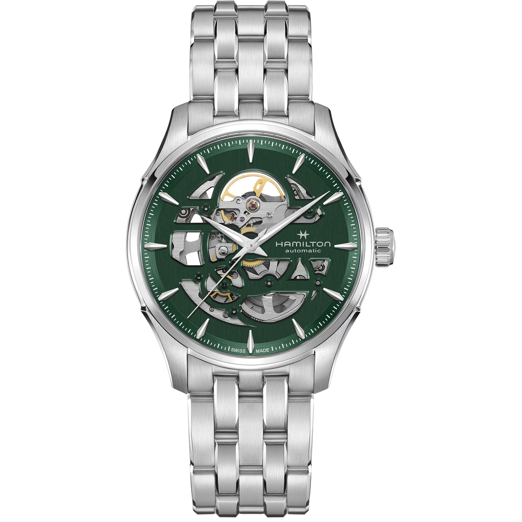Hamilton H42535160 Jazzmaster Skeleton Auto Green Dial 40mm