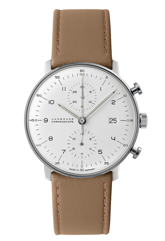 Junghans 27/4502.02 max bill Chronoscope Automatic White Dial