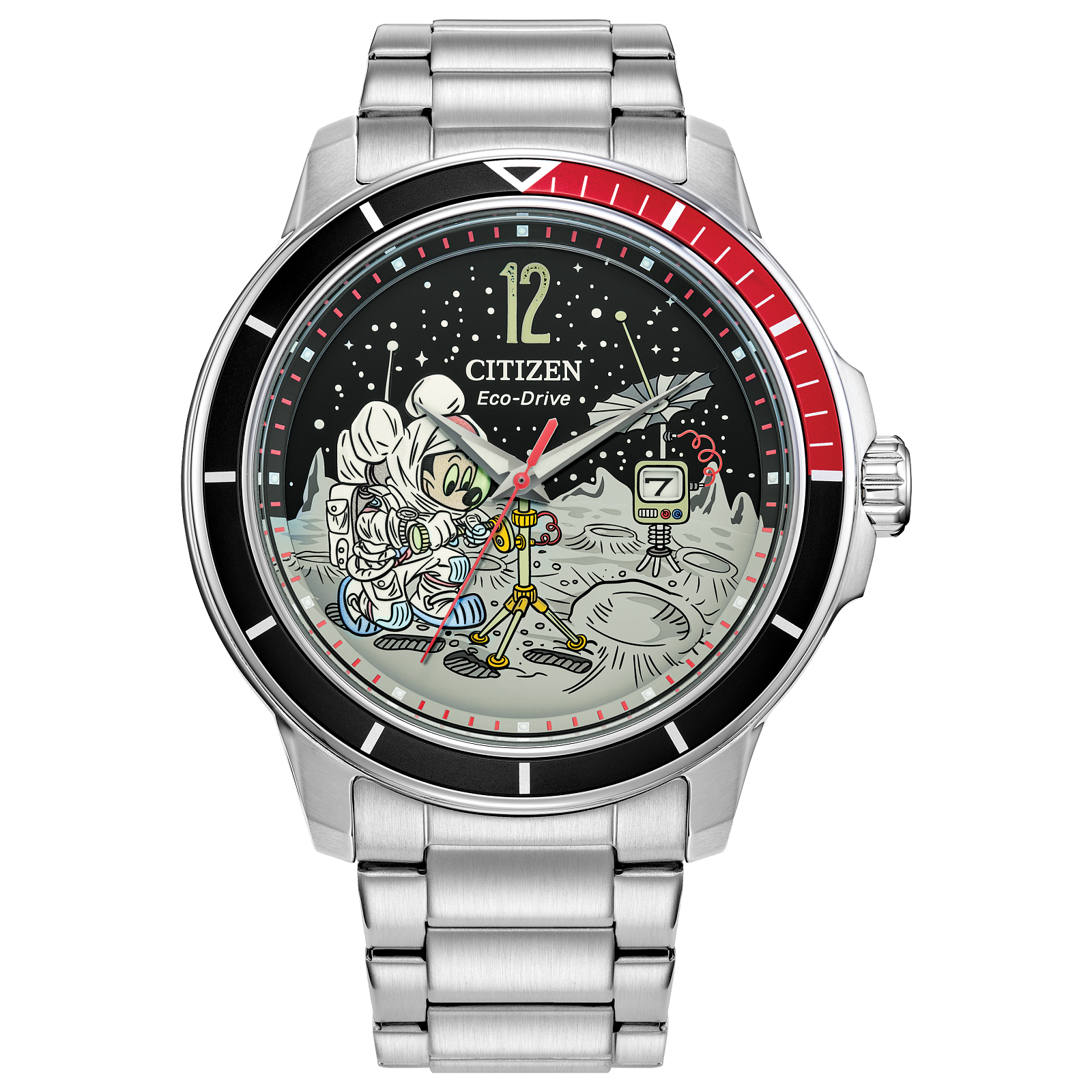 Citizen AW1709-54W Mickey Astronaut Disney Eco-Drive Solar