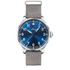 Laco 862100.2 Pilot Watches Basic Augsburg Blaue Stunde 42mm Nylon Strap