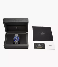 Zodiac ZO9312 Blue Lapis Compression Diver Stainless Steel Automatic 40mm