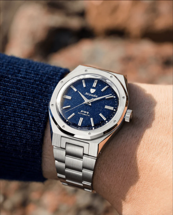 Nivada Grenchen 68047A77 F77 SST Dark Blue Aventurine MK2 38mm Nivada Grenchen 68047A77 F77 SST Dark Blue Aventurine MK2 38mm