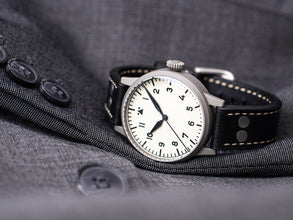 Laco 862155 Pilot Watch Original Venedig 39 Automatic Lume Dial