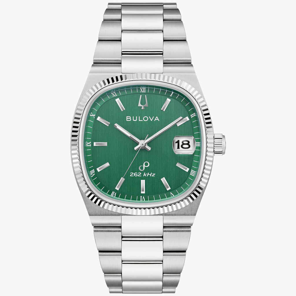 Bulova 96B439 Super Seville 262kHz Precisionist Green Dial