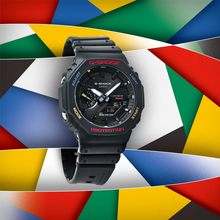 G-Shock GAB2100FC-1A Colorful Splash Black Octagon
