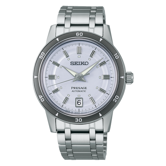 Seiko Presage SRPL73 Style 60's Lavender Dial Automatic 40mm