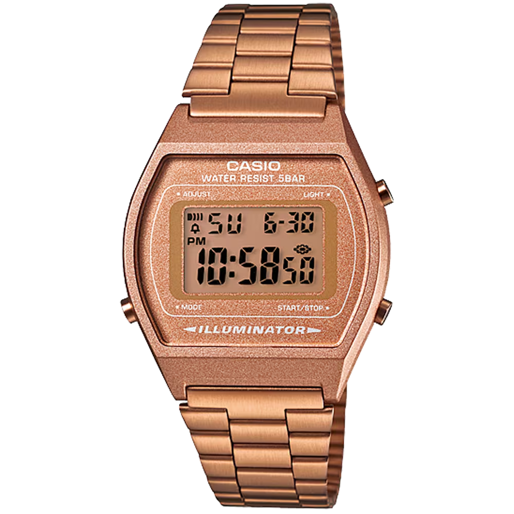Casio Vintage B640WC-5AVT Rose Gold Digital Bracelet