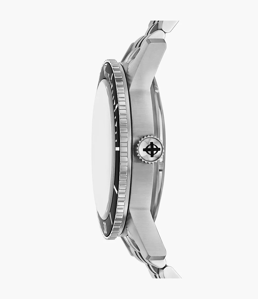 Zodiac ZO9319 Compression Diver Stainless Steel Skeleton Dial Gold