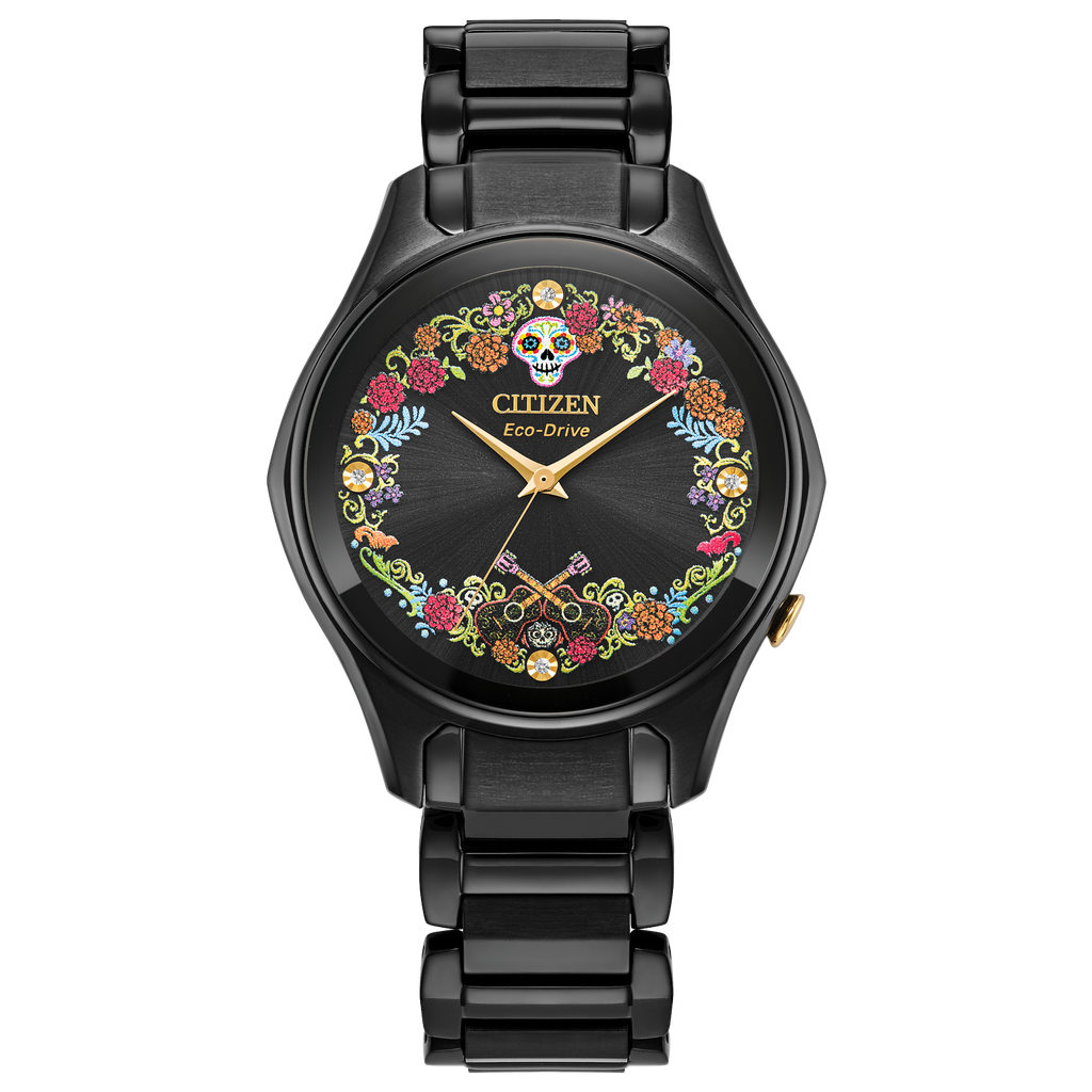 Citizen EM1175-51W Sugar Skull Pixar Coco Day of the Dead Eco-Drive