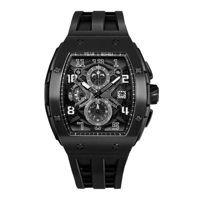 Tsar Bomba TB8211Q-04 Elemental Quartz Chronograph Black
