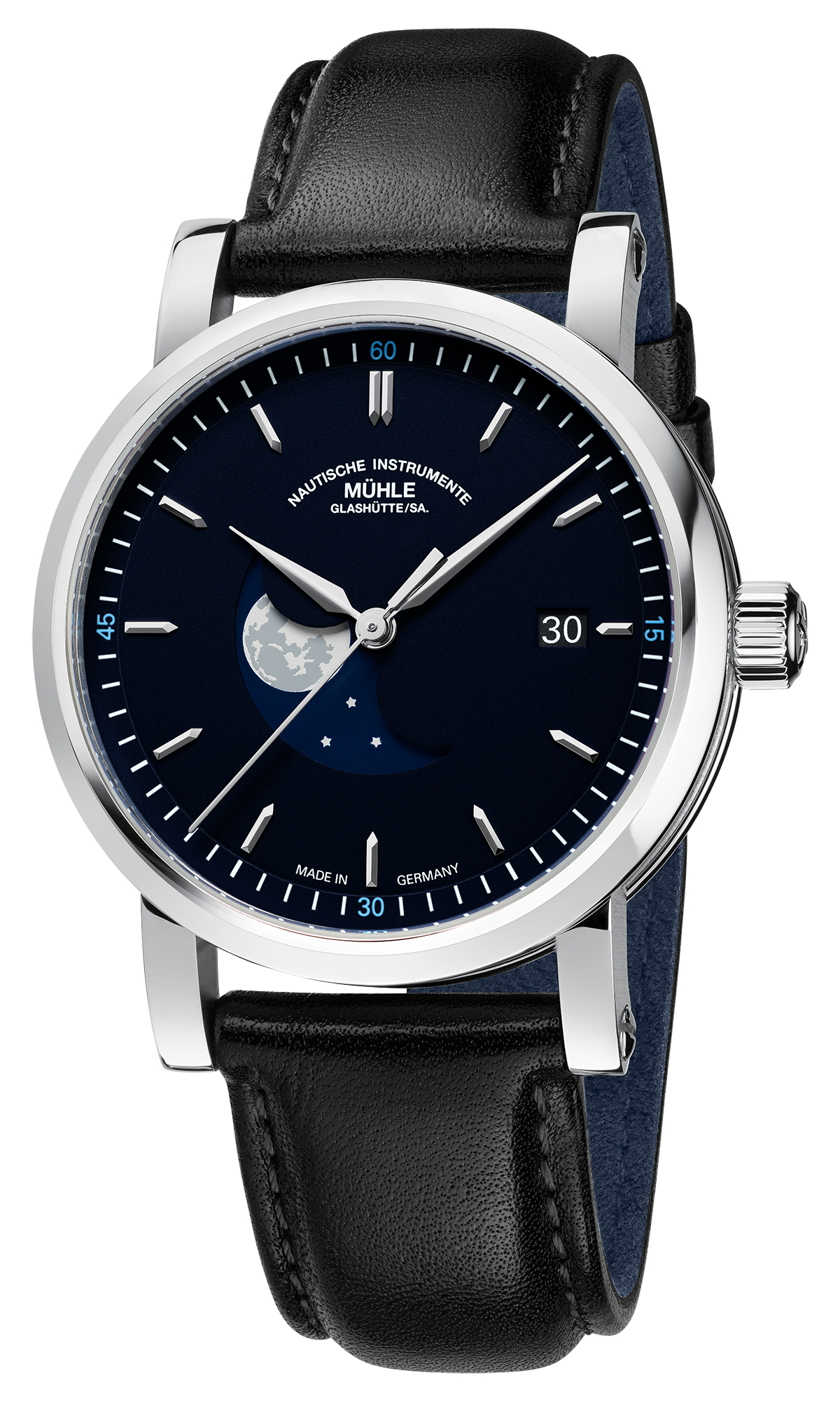 Muhle Glashutte M1-44-62-LB Teutonia IV BlueMoon Automatic 39mm