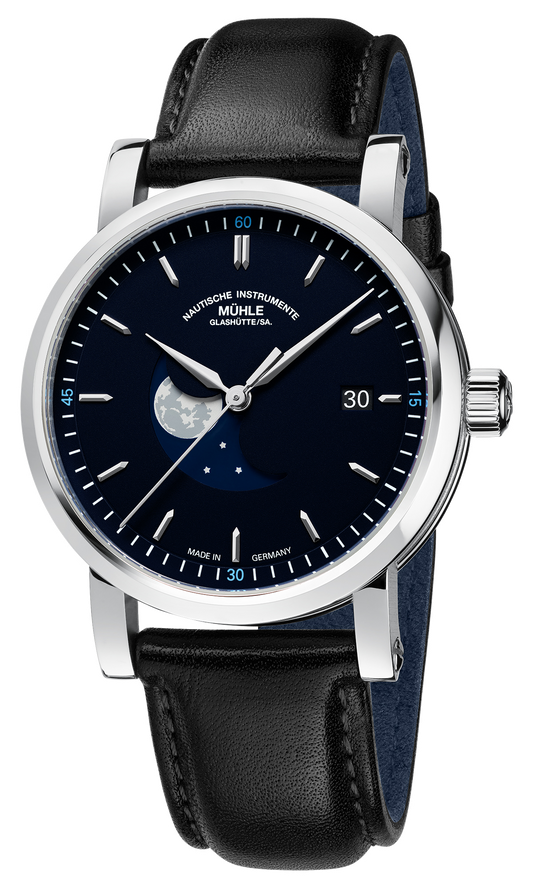 Muhle Glashutte M1-44-62-LB Teutonia IV BlueMoon Automatic 39mm