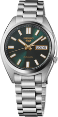 Seiko 5 Sports SRPL57 SNXS Green Dial Gold Accents Automatic 38mm