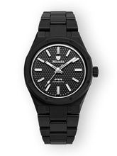 Nivada Grenchen 68004A77 F77 Black Ceramic Braided Dial Automatic
