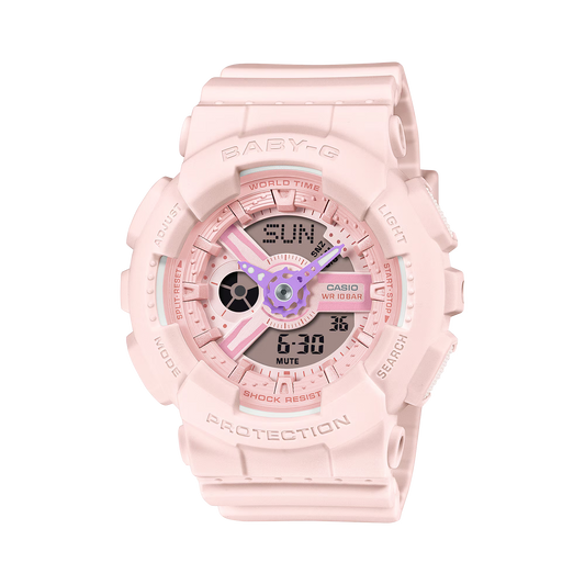 G-Shock BA110AH-4A BABY-G Soft Pastel Colors Pink Ana-Digi Ladies