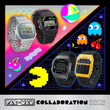 G-Shock ABL100WEPC-1B PAC-MAN Collaboration Vintage Black Digital Step Counter